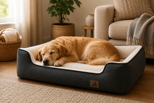 Orthopedic Dual Layer Memory Foam Dog Bed