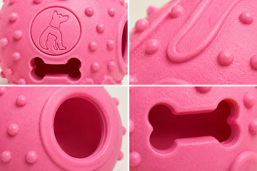 Rubber Treat Dispensing Dog Ball